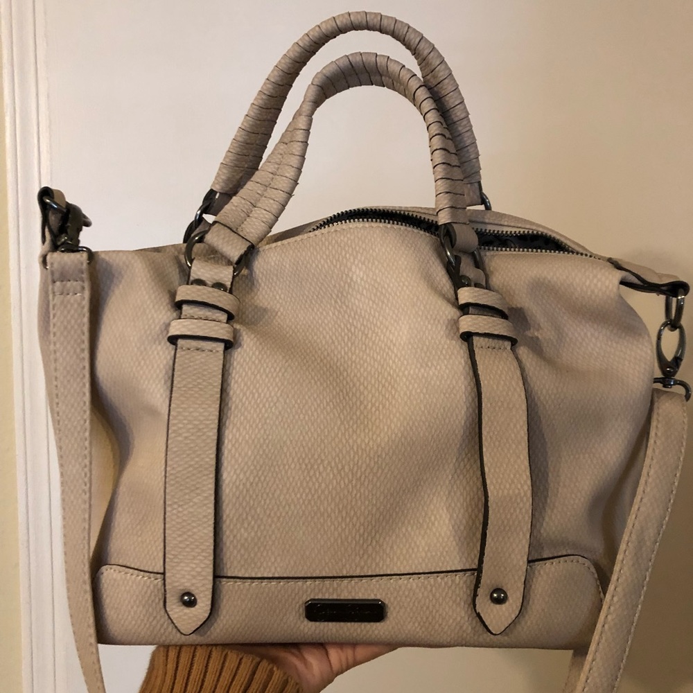 Jessica Simpson Mandy Satchel Parchment